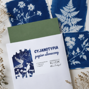 Papier do cyjanotypii – gotowy do naświetlania A4 Zestaw 5 szt.