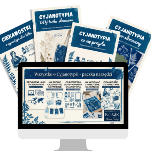 Wszystko o Cyjanotypii - paczka narzędzi